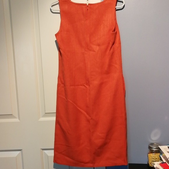 NWT Talbots orange sheath tweed dress size 2 - Picture 5 of 7
